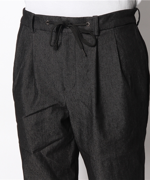 WHO'S WHO gallery（フーズフーギャラリー）の「【GIGGER】タックパンツ（スラックス・メンズ・グレー/ライトグレー/ブラック・LARGE/MEDIUM）」の6枚目の写真