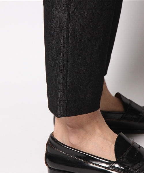 WHO'S WHO gallery（フーズフーギャラリー）の「【GIGGER】タックパンツ（スラックス・メンズ・グレー/ライトグレー/ブラック・LARGE/MEDIUM）」の9枚目の写真