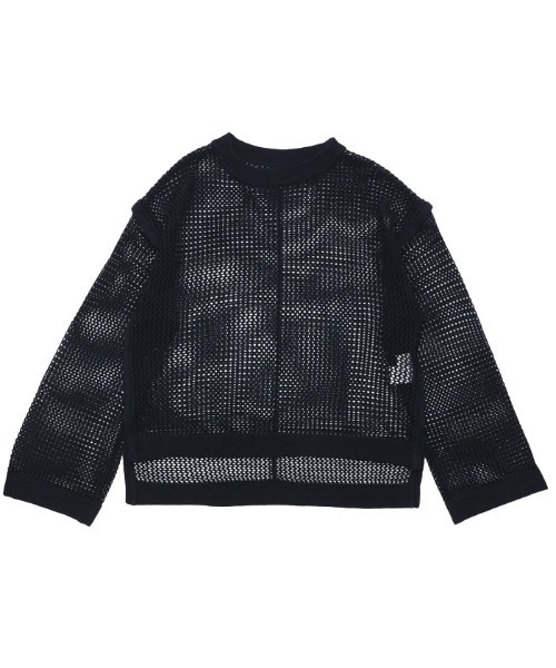 select MOCA(セレクトモカ)の「2021 SS クルーネックリンキングデザインメッシュトップス(Tシャツ/カットソー・レディース・ブラック/ライトグリーン/アイボリー/ラベンダー・FREE)」の22枚目の写真