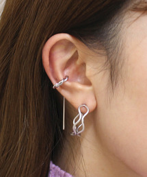 MODE ROBE | マットウェーブ フープピアス(ピアス（両耳用）)