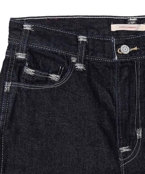 Levi's（リーバイス）の「Levi's(R)RED LOOSE STRAIGHT MIDNIGHT HOURS（デニムパンツ・レディース・ダークインディゴブルー・25inch/26inch/27inch/23inch/24inch/28inch/29inch/30inch）」の4枚目の写真