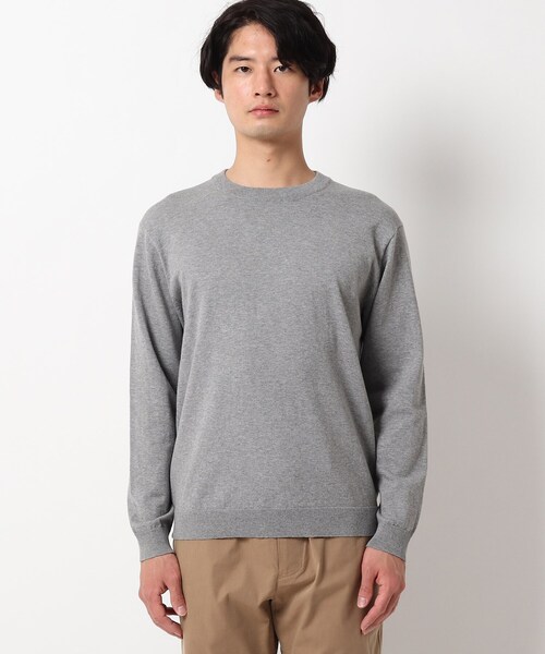 THE SHOP TK （ザ ショップ ティーケー ）の「◆【抗菌防臭】ドレスニット（ニット/セーター・メンズ・グレー/ネイビー・02/03/04）」の8枚目の写真