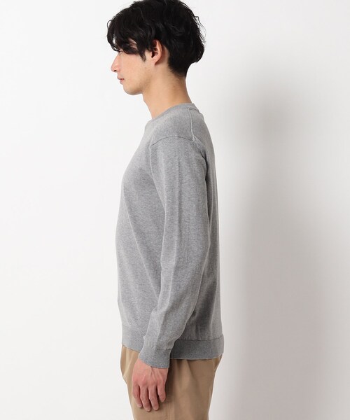 THE SHOP TK （ザ ショップ ティーケー ）の「◆【抗菌防臭】ドレスニット（ニット/セーター・メンズ・グレー/ネイビー・02/03/04）」の3枚目の写真