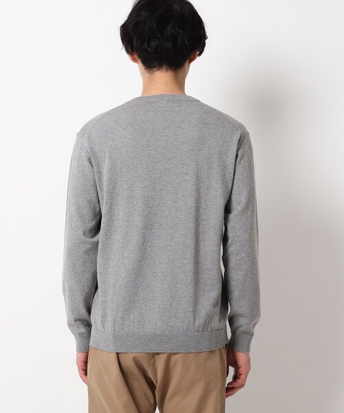 THE SHOP TK （ザ ショップ ティーケー ）の「◆【抗菌防臭】ドレスニット（ニット/セーター・メンズ・グレー/ネイビー・02/03/04）」の4枚目の写真