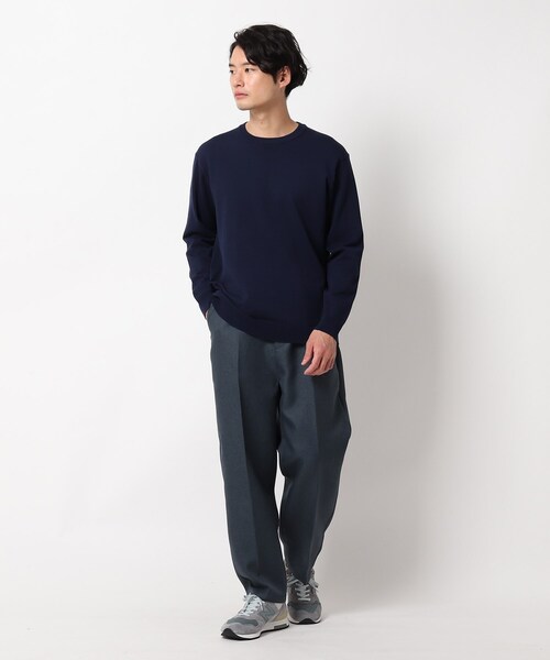 THE SHOP TK （ザ ショップ ティーケー ）の「◆【抗菌防臭】ドレスニット（ニット/セーター・メンズ・グレー/ネイビー・02/03/04）」の6枚目の写真