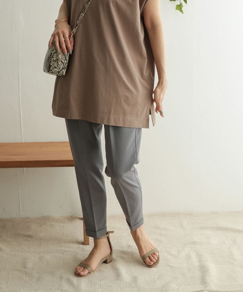 URBAN RESEARCH DOORS（アーバンリサーチドアーズ）の「ストレッチテーパードイージーパンツ（その他パンツ・レディース・グレー/ライトベージュ/ブラック・34/36/38）」の17枚目の写真