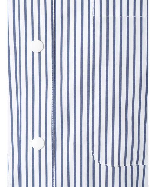 COTORICA(コトリカ)の「ストライプBIG COACH SHIRTS(シャツ/ブラウス・メンズ・オフホワイト・MEDIUM/LARGE)」の4枚目の写真