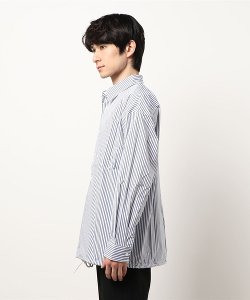 COTORICA(コトリカ)の「ストライプBIG COACH SHIRTS(シャツ/ブラウス・メンズ・オフホワイト・MEDIUM/LARGE)」の7枚目の写真