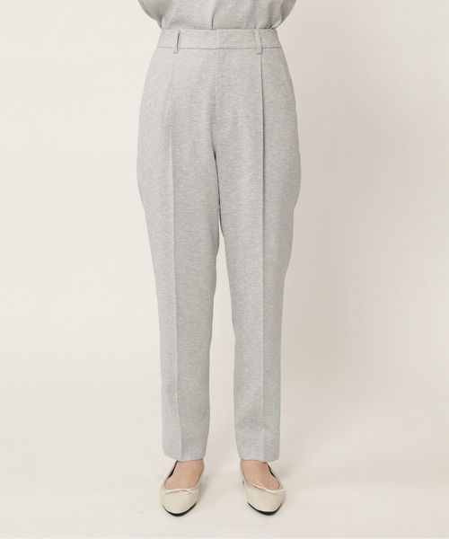 KASHIYAMA（カシヤマ）の「＜WASHABLE＞UVカット リネンライク 1タックテーパードパンツ（その他パンツ・レディース・ベージュ/ライトグレー/ブルー/ネイビー・マルチサイズ）」の8枚目の写真