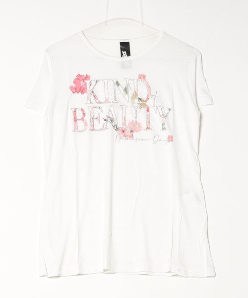 DIMENSIONE danza(ディメンシオーネ ダンツァ)の「T-SHIRT(Tシャツ/カットソー・レディース・ホワイト/ブラック・X-SMALL/MEDIUM/SMALL/LARGE)」の1枚目の写真