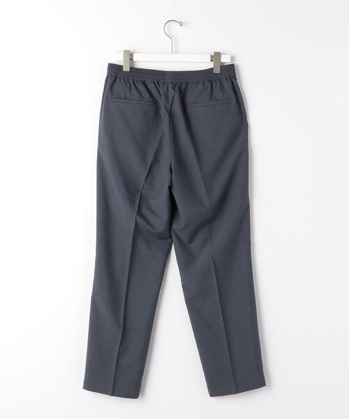 green label relaxing（グリーンレーベルリラクシング）の「＜ 機能性 / 吸水速乾 ＞ CM リネンライク ドライ エステル 1プリーツ 9分丈 パンツ #（その他パンツ・メンズ・ダークブラウン/ネイビー/ダークグレー・MEDIUM/LARGE/X-LARGE/SMALL/X-SMALL）」の5枚目の写真