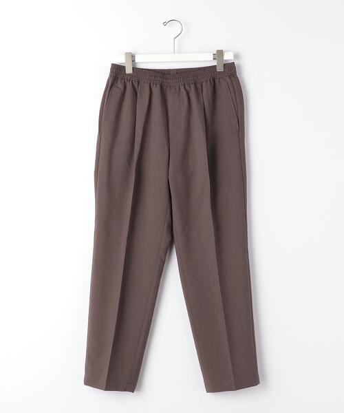 green label relaxing（グリーンレーベルリラクシング）の「＜ 機能性 / 吸水速乾 ＞ CM リネンライク ドライ エステル 1プリーツ 9分丈 パンツ #（その他パンツ・メンズ・ダークブラウン/ネイビー/ダークグレー・MEDIUM/LARGE/X-LARGE/SMALL/X-SMALL）」の21枚目の写真