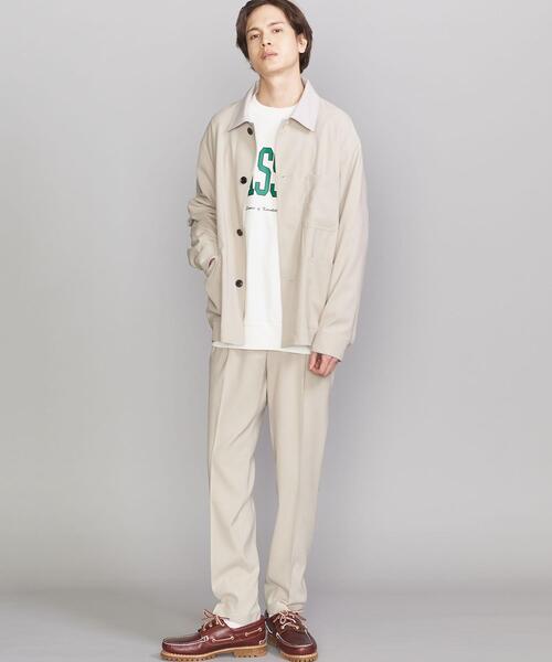 BEAUTY&YOUTH UNITED ARROWS（ビューティーアンドユースユナイテッドアローズ）の「by PE ツイル カバーオール ジャケット/セットアップ対応（カバーオール・メンズ・ベージュ/オリーブ・S/M/L/XL）」の4枚目の写真