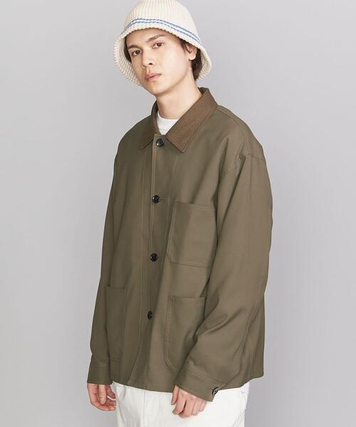 BEAUTY&YOUTH UNITED ARROWS（ビューティーアンドユースユナイテッドアローズ）の「by PE ツイル カバーオール ジャケット/セットアップ対応（カバーオール・メンズ・ベージュ/オリーブ・S/M/L/XL）」の13枚目の写真