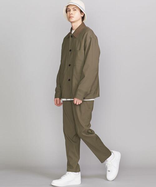 BEAUTY&YOUTH UNITED ARROWS（ビューティーアンドユースユナイテッドアローズ）の「by PE ツイル カバーオール ジャケット/セットアップ対応（カバーオール・メンズ・ベージュ/オリーブ・S/M/L/XL）」の10枚目の写真