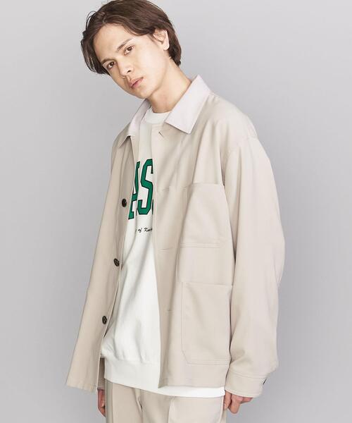 BEAUTY&YOUTH UNITED ARROWS（ビューティーアンドユースユナイテッドアローズ）の「by PE ツイル カバーオール ジャケット/セットアップ対応（カバーオール・メンズ・ベージュ/オリーブ・S/M/L/XL）」の8枚目の写真