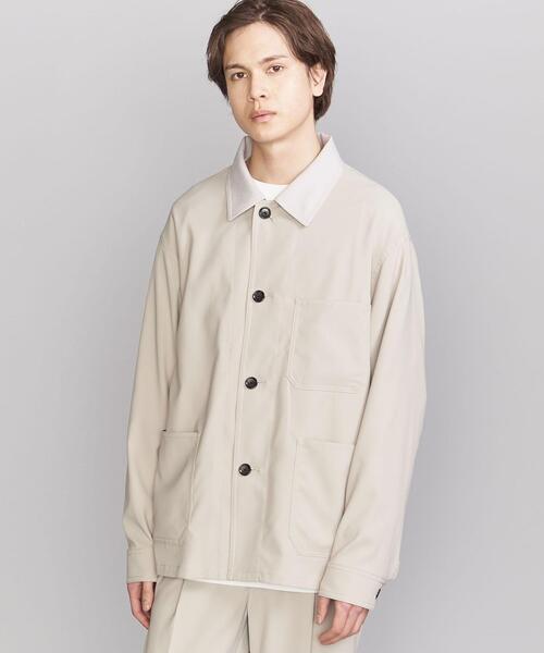 BEAUTY&YOUTH UNITED ARROWS（ビューティーアンドユースユナイテッドアローズ）の「by PE ツイル カバーオール ジャケット/セットアップ対応（カバーオール・メンズ・ベージュ/オリーブ・S/M/L/XL）」の9枚目の写真