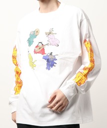 F-LAGSTUF-F | F-LAGSTUF-F/フラグスタフ/グラフィックプリントロングスリーブTシャツ/CAT L/S T-Shirts(Tシャツ/カットソー)