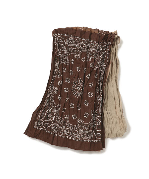 BEAMS（ビームス）の「ROTHCO / Bandana Stall（ストール/ショール・メンズ・ベージュ/オリーブ・ONE SIZE）」の5枚目の写真