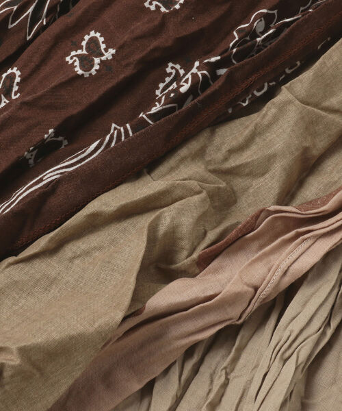 BEAMS（ビームス）の「ROTHCO / Bandana Stall（ストール/ショール・メンズ・ベージュ/オリーブ・ONE SIZE）」の8枚目の写真