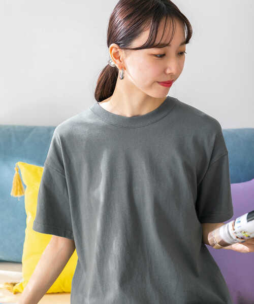 ITEMS URBANRESEARCH（アイテムズ アーバンリサーチ）の「クルーネックカットワンピース（ワンピース・レディース・グレー系その他/オフホワイト/グリーン系その他・FREE）」の10枚目の写真