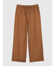 GAP | リネンブレンド ワイドパンツ(その他パンツ)