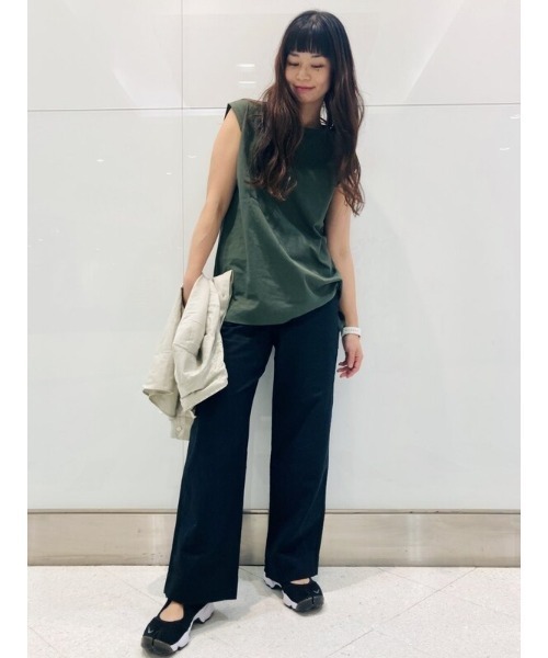 GAP ギャップ Traditional リネン 麻 パンツ スラックス GAP（ギャップ）の「リネンブレンド ワイドパンツ（その他パンツ