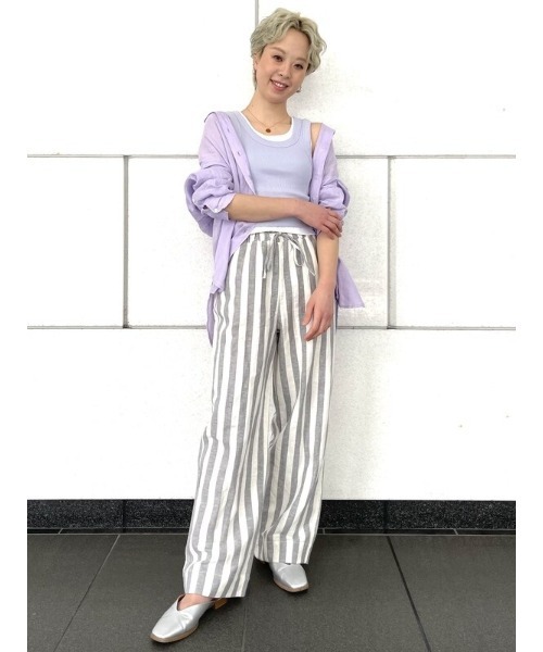 GAP（ギャップ）の「リネンブレンド ワイドパンツ（その他パンツ