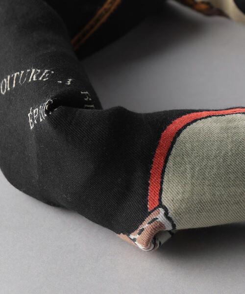 manipuri（マニプリ）の「manipuri モノスカーフヘアバンド（ヘアバンド・レディース・ブラック/オフホワイト・FREE）」の9枚目の写真