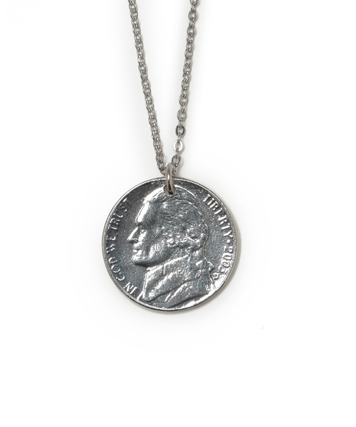 PBLIM（ページボーイリム）の「【PAGEBOYLIM】コインネックレス（ネックレス・レディース・シルバー・FREE）」の5枚目の写真