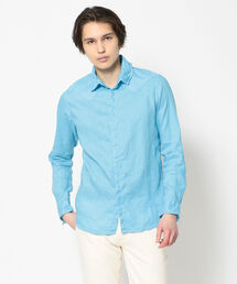 FranCisT_MOR.K.S. | FranCisT_MOR.K.S./フランシスト モークス/Washed Linen HibiSkull Wired Hook Shirt/MS2888(シャツ/ブラウス)