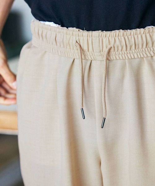 BARK MANHATTAN（バークマンハッタン）の「【セットアップ】テックリネン オーバーサイズ 半袖CPOシャツ レギュラカラーシャツ＆イージーシェフパンツ（セットアップ・メンズ・ブラック/ベージュ/ネイビー/モスグリーン/ブラウン系その他/ベージュ系その他/グレイッシュブルー・M/L）」の12枚目の写真