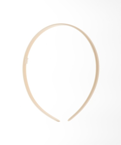 SLOBE IENA(スローブイエナ)の「【NP CREATION/エヌピークリエイション】 細カチューシャ◆(カチューシャ・レディース・ブラック/ブラウン/アイボリー/キャメル・FREE)」の2枚目の写真