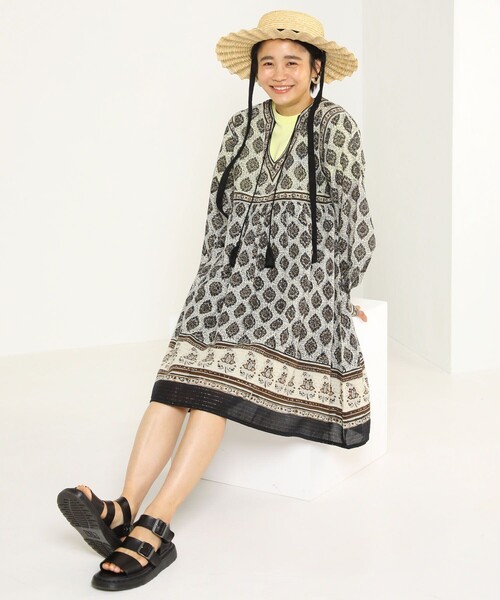 FREAK'S STORE(フリークスストア)の「Casselini/キャセリーニ ナミナミハット(ハット・レディース・ベージュ/ブラウン・ONE SIZE)」の7枚目の写真