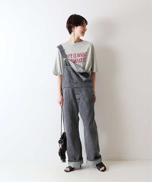 FRAMeWORK(フレームワーク)の「ヴィンテージ天竺ロゴTシャツ◆(Tシャツ/カットソー・レディース・チャコールグレー/ホワイト/グレー・FREE)」の7枚目の写真