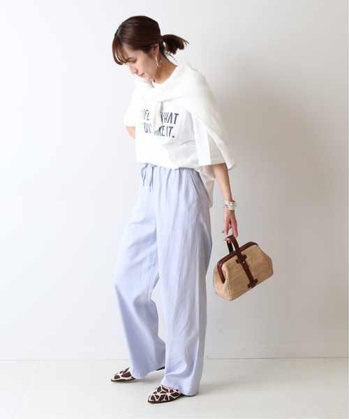 FRAMeWORK(フレームワーク)の「ヴィンテージ天竺ロゴTシャツ◆(Tシャツ/カットソー・レディース・チャコールグレー/ホワイト/グレー・FREE)」の11枚目の写真