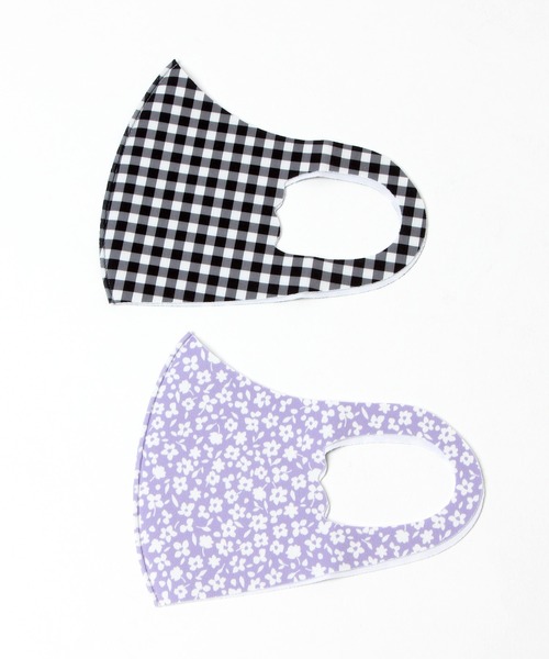 GLOBAL WORK（グローバルワーク）の「洗えるひんやりキッズマスク【G.W.G.G.】/948727（マスク・キッズ・ブラック/パープル系その他2・FREE）」の2枚目の写真