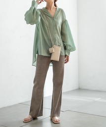 mystic | メランジニットパンツ(その他パンツ)