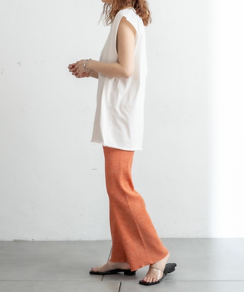 mystic（ミスティック）の「メランジニットパンツ（その他パンツ・レディース・ベージュ/オレンジ/グリーン・FREE）」の10枚目の写真