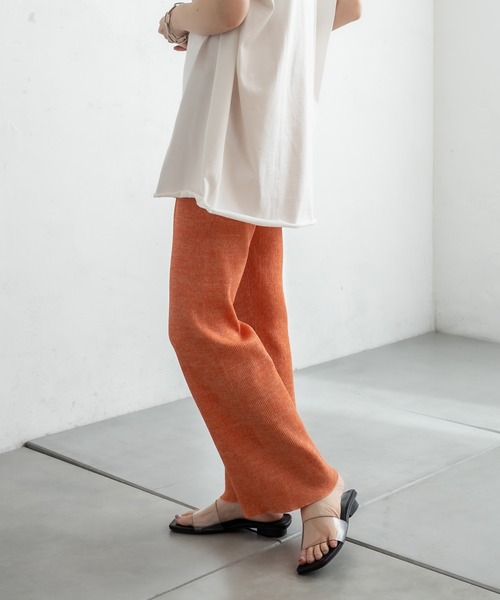 mystic（ミスティック）の「メランジニットパンツ（その他パンツ・レディース・ベージュ/オレンジ/グリーン・FREE）」の19枚目の写真