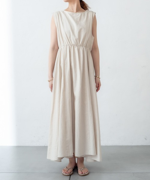 mystic（ミスティック）の「BACKクロスワンピース（ワンピース・レディース・アイボリー/ブラック/オリーブ/ブルー/オレンジ・FREE）」の11枚目の写真