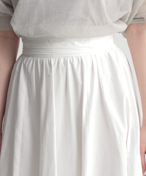 Andemiu(アンデミュウ)の「ギャザーフレアスカート948822(スカート・レディース・ホワイト/ブラック/ベージュ/カーキ/ピンク/その他/ライトグレー・FREE)」の22枚目の写真