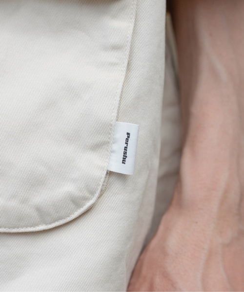 Perushu（ペルーシュ）の「4ポケットミリタリールーズベスト（ベスト・メンズ・オフホワイト/カーキ・LARGE/MEDIUM）」の5枚目の写真