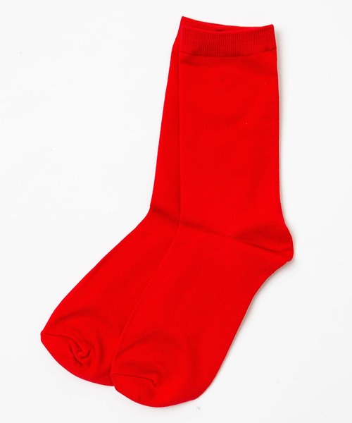 WEGO（ウィゴー）の「WEGO/無地ソックス（ソックス/靴下・レディース・ホワイト/ブラック/パープル/レッド/イエロー/オレンジ/グリーン・23-25cm）」の6枚目の写真