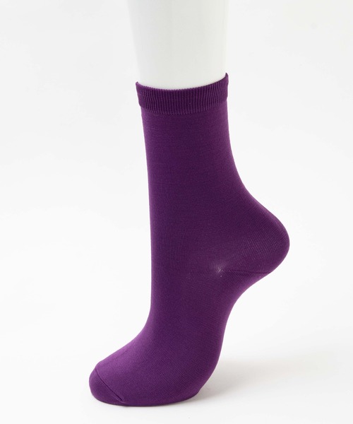 WEGO（ウィゴー）の「WEGO/無地ソックス（ソックス/靴下・レディース・ホワイト/ブラック/パープル/レッド/イエロー/オレンジ/グリーン・23-25cm）」の8枚目の写真