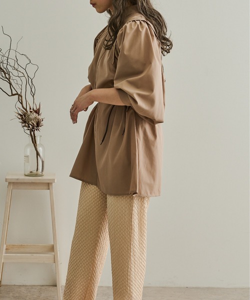 Ambre Neige（アンブルネージュ）の「パフスリーブチュニックブラウス／【WEB/EC限定商品】（シャツ/ブラウス・レディース・オフホワイト/モカ/ナチュラル・FREE）」の22枚目の写真