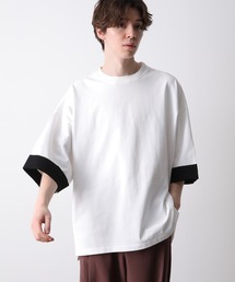 JUNRED | ロールアップワイドTEE(Tシャツ/カットソー)