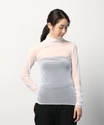 atmos pink | atmos pink オーガンジー 長袖トップス(Tシャツ/カットソー)