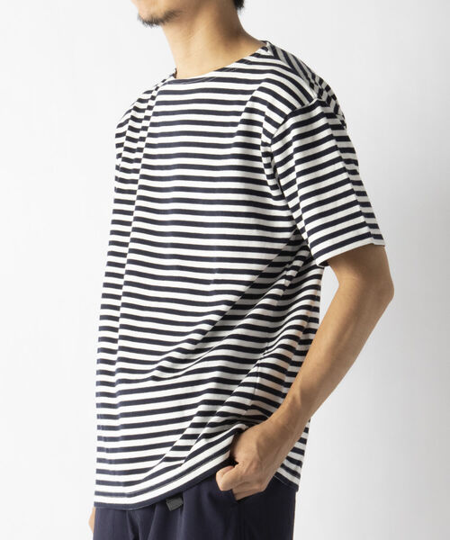 NOLLEY'S goodman(ノーリーズグッドマン)の「バスクボーダー ビッグTシャツ (※ユニセックスで着用可)(Tシャツ/カットソー・メンズ・ブルー系その他/ホワイト系その他/ホワイト系その他2/ホワイト系その他3・SMALL/MEDIUM/LARGE)」の15枚目の写真