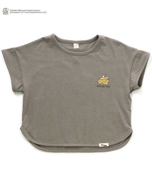 Tom＆Jerry（トムアンドジェリー）の「/トムとジェリー ファニーアートTシャツ（Tシャツ/カットソー・キッズ・オフホワイト/サックスブルー/イエロー/チャコール・90/100/110/120/80/130/140）」の11枚目の写真